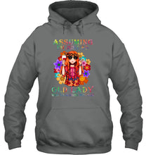 Load image into Gallery viewer, I Am Just An Old Lady Was Your First Mistake Hippie Hoodie