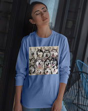 Load image into Gallery viewer, Many Love Husky Siberian On Phone Case Gift For Husky Lovers Unisex Long Sleeve