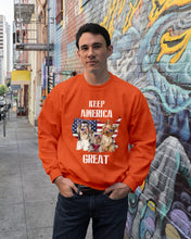 Load image into Gallery viewer, Keep America Great Yorkshire Terrier Gift For Dog Lovers Sweatshirt