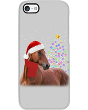Load image into Gallery viewer, Cute Horse With Santa Hat Lovely Christmas Tree Gift For Horse Lovers Phone case