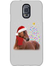 Load image into Gallery viewer, Cute Horse With Santa Hat Lovely Christmas Tree Gift For Horse Lovers Phone case
