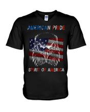 Load image into Gallery viewer, Eagle American Pride Spirit Of America Gift For American People Guys V-Neck