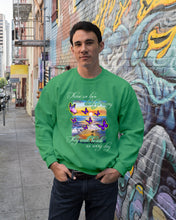Load image into Gallery viewer, Butterfly Sunset On Beach Those We Love Don't Go Away Gift For Lover Sweatshirt
