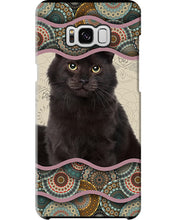 Load image into Gallery viewer, Lovely Phone Case Cute Black Cat Boho Pattern Gift For Cat Lovers Phone case