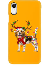 Load image into Gallery viewer, Beagle Gorgeous Reindeer Xmas Lights Gift For Dog Lovers Phone case
