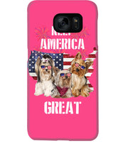 Load image into Gallery viewer, Keep America Great Yorkshire Terrier Gift For Dog Lovers Phone case