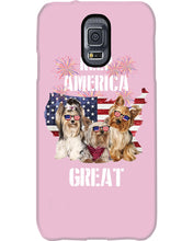 Load image into Gallery viewer, Keep America Great Yorkshire Terrier Gift For Dog Lovers Phone case
