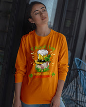 Load image into Gallery viewer, Baseball Drink Beer Day St Patrick's Day Gift For Baseball Lovers Unisex Long Sleeve