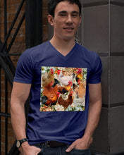Load image into Gallery viewer, Lovely Phone Case With Flowers Gift For Chicken Lovers Guys V-Neck
