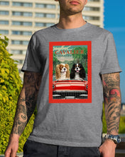 Load image into Gallery viewer, Cavalier Happy Holiday Gift For Dog Lovers Guys Tee