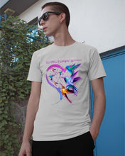 Load image into Gallery viewer, Hummingbirds Heart Shaped I Am A Simple Woman Gift For Mom Guys Tee