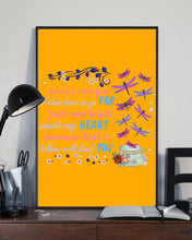 Load image into Gallery viewer, Butterflies When I Miss You I Just Have To Look Inside My Heart Gift For Lover Vertical Poster