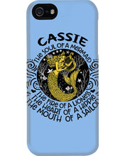 Load image into Gallery viewer, Gift For Cassie Girl The Soul Of A Mermaid Phone case