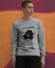 Load image into Gallery viewer, Labrador Retriever Six Feet People Unique Custom Design For Dog Lovers Unisex Long Sleeve