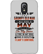 Load image into Gallery viewer, I'm A Grumpy Old Man I Was Born In May With My Heart Phone case
