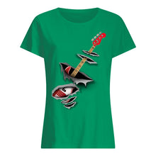Load image into Gallery viewer, Funny Bass Inside Gift For Music Lovers Ladies Tee