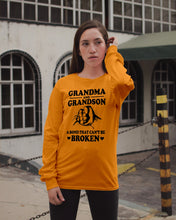 Load image into Gallery viewer, Grandma And Grandson A Bond That Can't Be Broken Custom Design Unisex Long Sleeve
