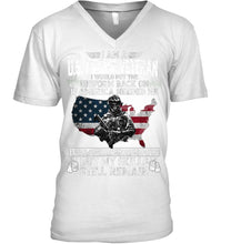 Load image into Gallery viewer, I Am A US Marine Veteran If America Needed Me Gift Guys V-Neck