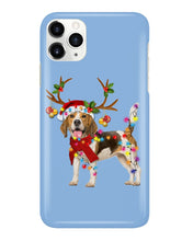 Load image into Gallery viewer, Beagle Gorgeous Reindeer Xmas Lights Gift For Dog Lovers Phone case