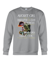 Load image into Gallery viewer, August Girl Daughter Of God Meaningful Gift For Women Sweatshirt