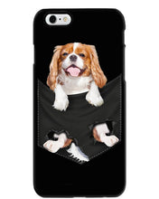 Load image into Gallery viewer, Cavalier King Charles Spaniel In Pocket - Dogs Lovers Gift Phone case