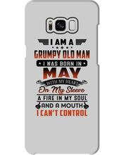 Load image into Gallery viewer, I'm A Grumpy Old Man I Was Born In May With My Heart Phone case