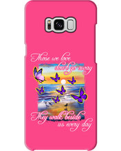 Load image into Gallery viewer, Butterfly Sunset On Beach Those We Love Don't Go Away Gift For Lover Phone case