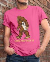 Load image into Gallery viewer, Bigfoot Come And Take It Simple Custom Design Guys Tee