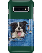 Load image into Gallery viewer, Border Collie In Denim Pocket Gift For Dog Lovers Phone case