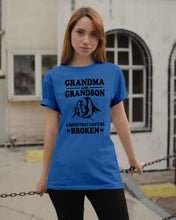 Load image into Gallery viewer, Grandma And Grandson A Bond That Can't Be Broken Custom Design Guys Tee