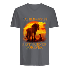 Load image into Gallery viewer, Father And Son Best Friends Forever Gift For Son Guys V-Neck
