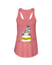 Load image into Gallery viewer, Funny Donkey Anti Depressant Meaning Gift For Women Ladies Flowy Tank