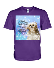 Load image into Gallery viewer, Angels And Shih Tzu Are Not Different Gift For Dog Lovers Guys V-Neck