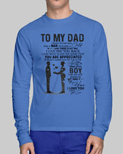 Load image into Gallery viewer, Giving For Dad Let You Know You're Appreciated Custom Design Unisex Long Sleeve