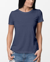 Load image into Gallery viewer, I Am A Lucky Bonus Son Because I'm Raised By A Freaking Awesome Mom Ladies Tee