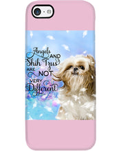 Load image into Gallery viewer, Angels And Shih Tzu Are Not Different Gift For Dog Lovers Phone case