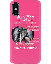 Load image into Gallery viewer, July Man Son Of God Birthday Meaningful Gift For Men Phone case