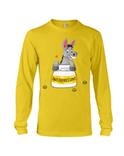 Load image into Gallery viewer, Funny Donkey Anti Depressant Meaning Gift For Women Unisex Long Sleeve