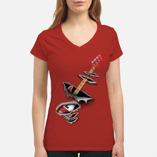 Load image into Gallery viewer, Funny Bass Inside Gift For Music Lovers Ladies V-Neck