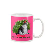 Load image into Gallery viewer, Cat Wait For You Here Gift For Cat Lovers Mug