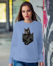 Load image into Gallery viewer, Cat In Your Front Pocket Perfect Gift For Friends Who Loves Cat Sweatshirt