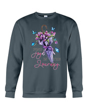 Load image into Gallery viewer, Butterflies Find Joy In The Journey Gift For Daughter Sweatshirt