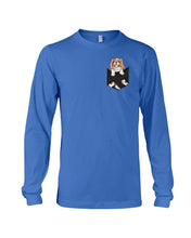 Load image into Gallery viewer, Cavalier King Charles Spaniel In Pocket - Dogs Lovers Gift Unisex Long Sleeve