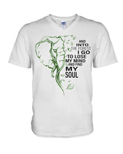 Load image into Gallery viewer, Into The Forest I Go To Lose My Mind Gift Guys V-Neck