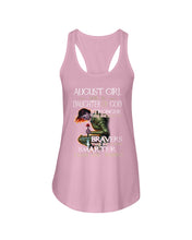 Load image into Gallery viewer, August Girl Daughter Of God Meaningful Gift For Women Ladies Flowy Tank