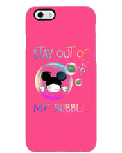 Load image into Gallery viewer, Lovely Phone Case Rainbow Design Stay Out Of My Bubble Gift For Friends Phone case
