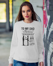 Load image into Gallery viewer, Giving For Dad Let You Know You're Appreciated Custom Design Sweatshirt