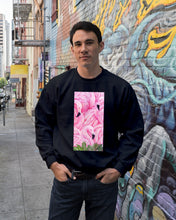 Load image into Gallery viewer, Beautiful Flamingo And Feather Gift For Flamingo Lovers Sweatshirt