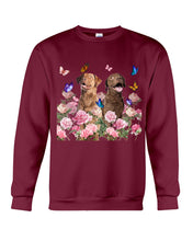 Load image into Gallery viewer, Gift For Dog LoversChesapeake Bay Retriever With Peonies Sweatshirt