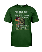 Load image into Gallery viewer, August Girl Daughter Of God Meaningful Gift For Women Guys Tee